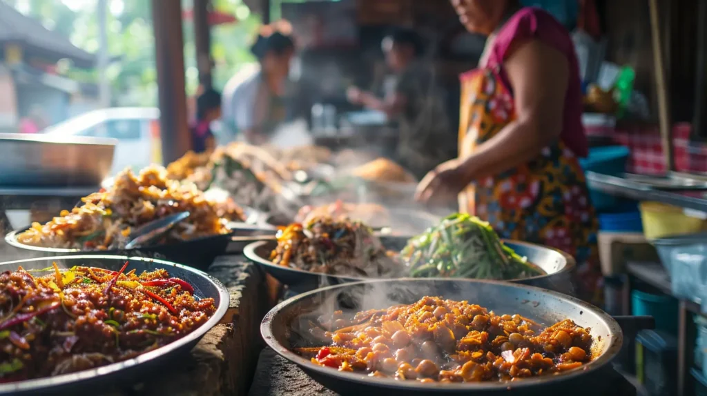 Bali belly causes food and water