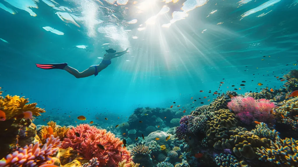 things to do in Amed Bali snorkeling coral reef